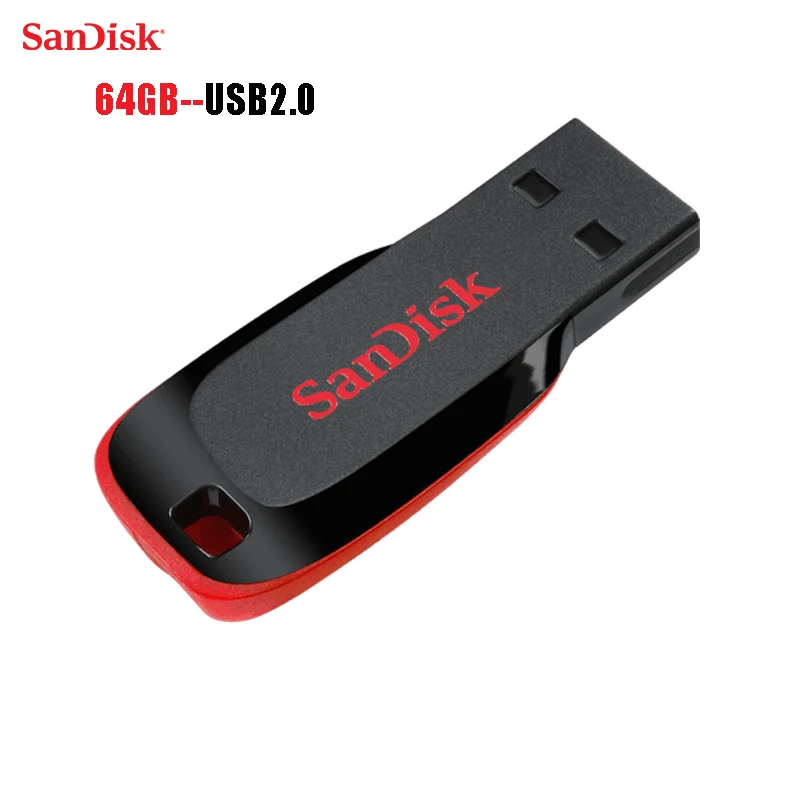 Флэш накопитель SanDisk USB флэш мини флешка Флэшка карта памяти диск 64 ГБ|USB