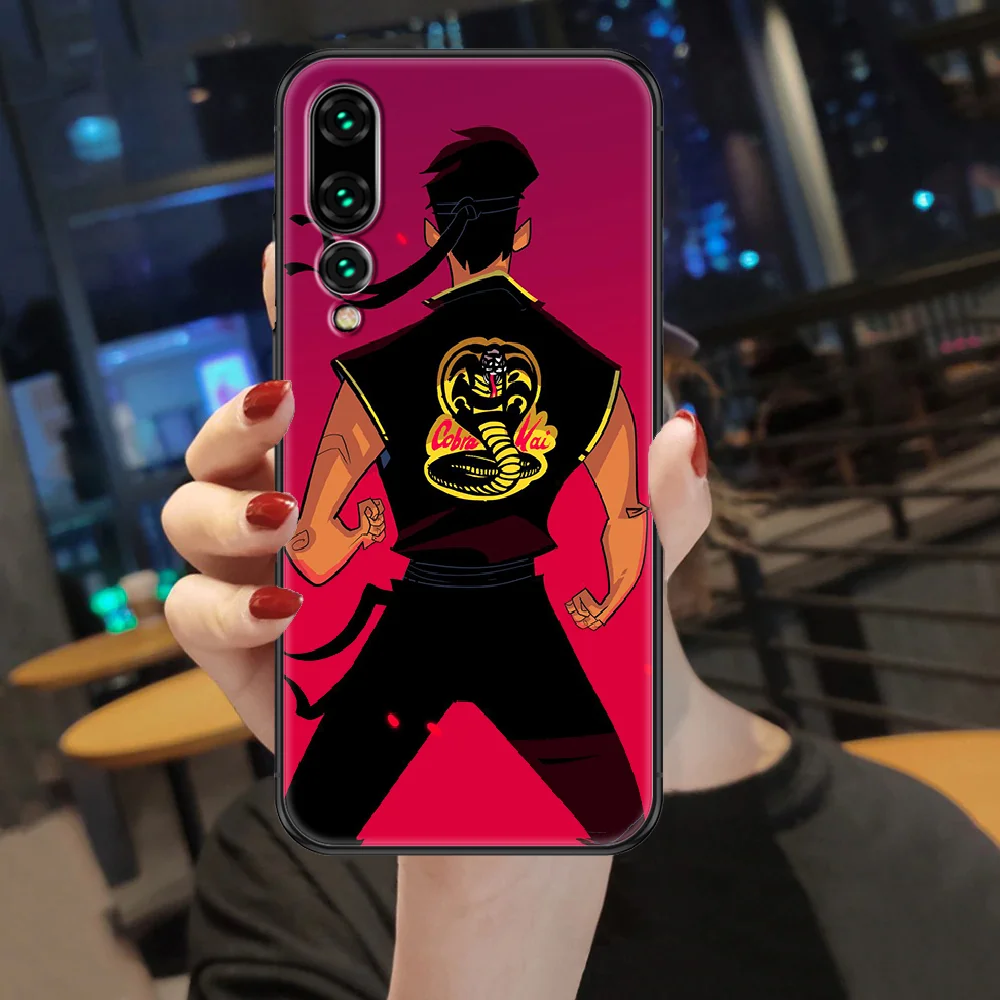 TV Season 2 Cobra Kai Phone case For Huawei P Mate P10 P20 P30 P40 10 20 Smart Z Pro Lite 2019 black pretty cell cover silicone images - 6