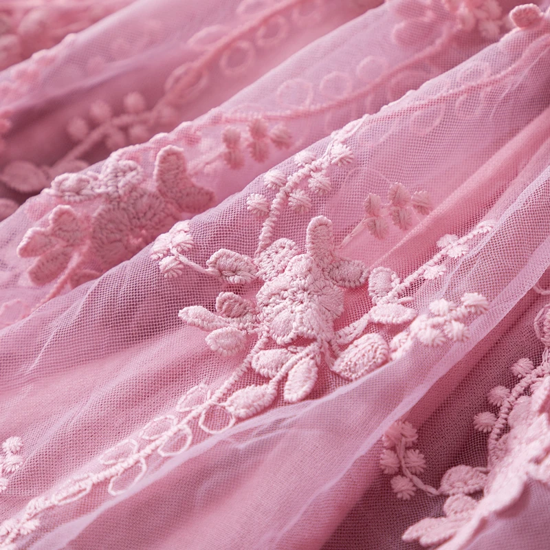 

Christmas Princess Girls Dress Kids Layering Lace Flower Clothes Children Girl Party Stage Performance Costume Dresses For Girls