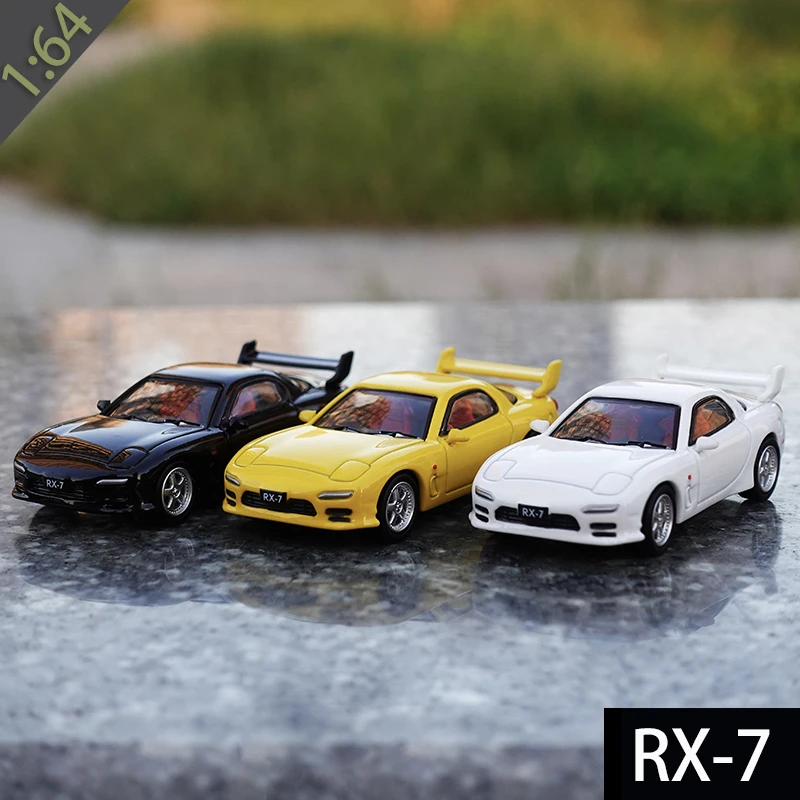

TimeMicro TM 1/64 Mazda RX7 rx-7 DieCast Alloy Model Car Collection The affordable dream series