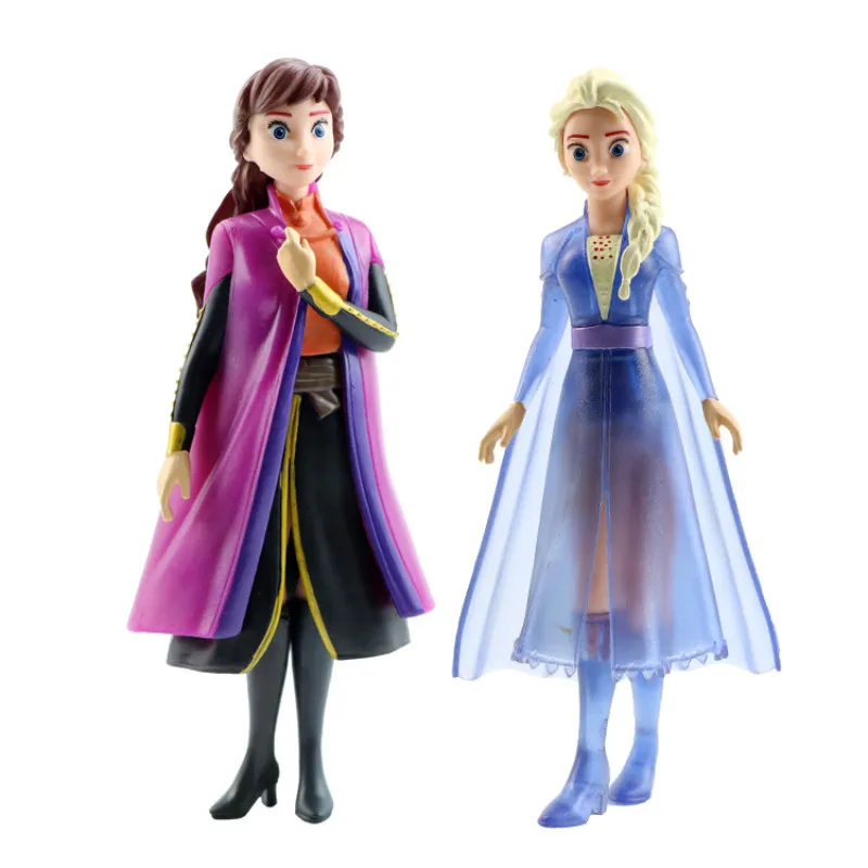 Disney New Movie Frozen 2 Эльза Анна фигурка игрушки 16 см куклы подарки на день рождения для
