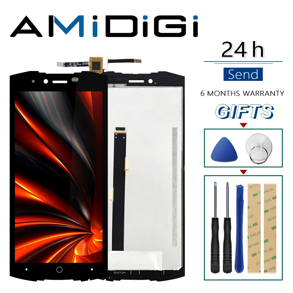 ЖК дисплей для Doogee S55 + инструмент ремонта сенсорного экрана в сборе деталь 5 дюйма