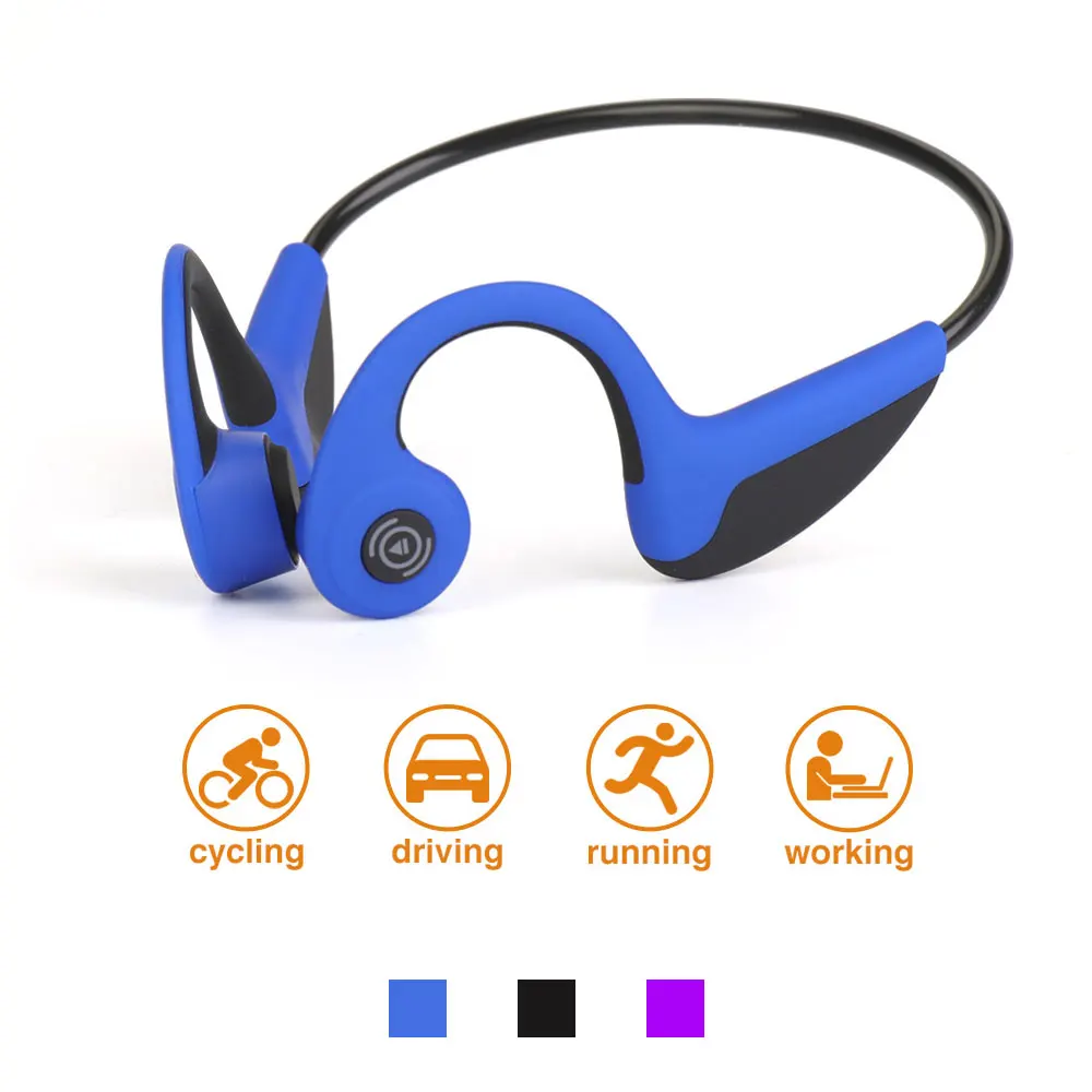 Беспроводные наушники Z8 с костной проводимостью Bluetooth 5 0 микрофоном гарнитура