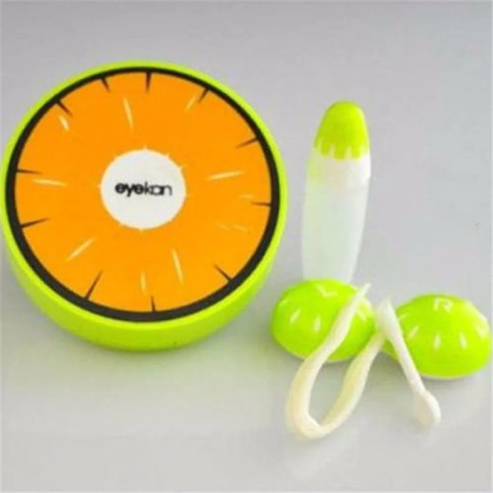 1 шт. путешествия Карманный фрукты Стиль Замочите хранения контактные линзы