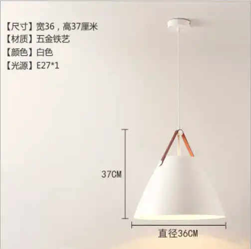 

Nordic Light Modern Hanging Light Restaurant Pendant Lighting Kitchen Pendant Lamp Dining Room LED Light For Bedroom Living Room