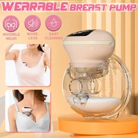 new lcd electric wearable breast pump automatic hands free silent usb rechargeable milk extractor baby breastfeeding