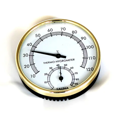 2 в 1, термометр-гигрометр для сауны и ванной - изображение