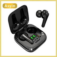 j6 bluetooth 5 2 earphones charging box wireless headphone 9d stereo sports waterproof earbuds sports headsets with microphone
