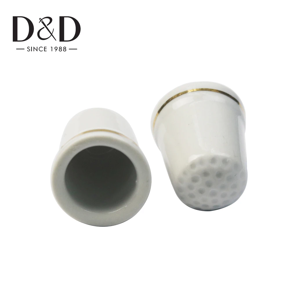 Защитная ретро ручка для пальцев Стич керамика сувенир коллекционный наперсток