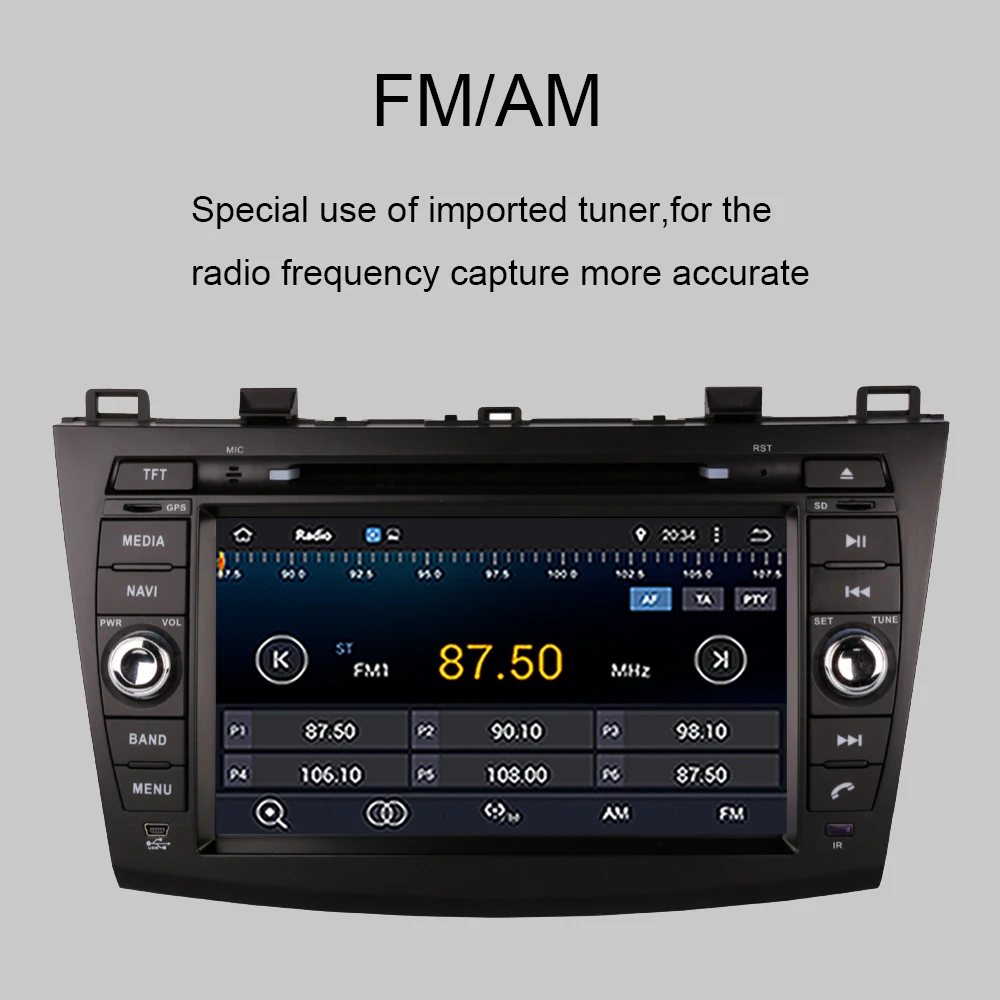 Android 10.0 Car GPS Navigation for MAZDA 3 2010-2012 Auto Radio Stereo Multimedia DVD Player Bluetooth WIFI 3/4G Rear Camera | Автомобили