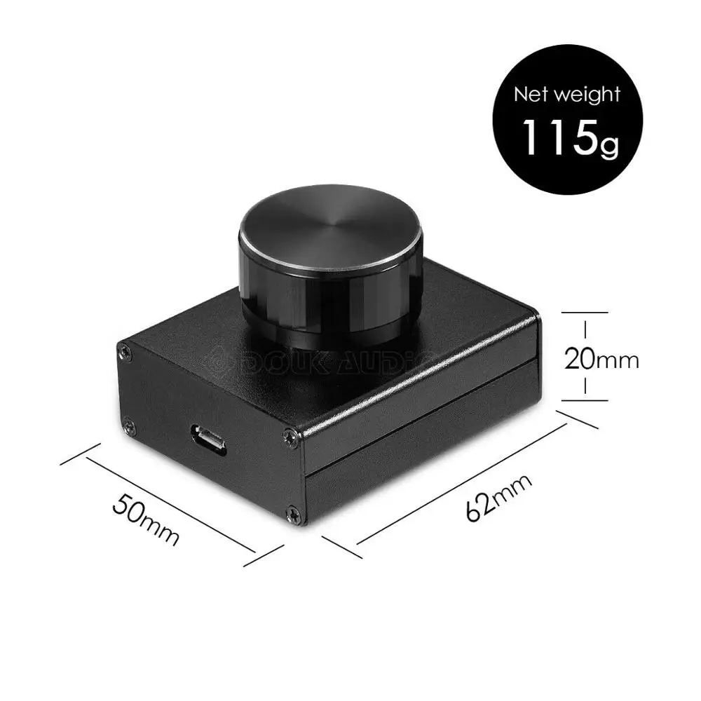 L60W50 Black Knob Nobsound mini USB регулятор громкости Lossless VOL регулятор громкости для планшетного ПК компьютера динамик аудио - Цвет: L60W50 Black Knob