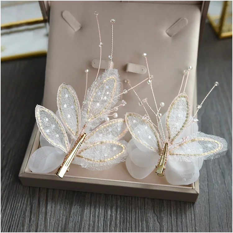 Свадебные аксессуары для невесты с макияжем сценический головной убор свадебная