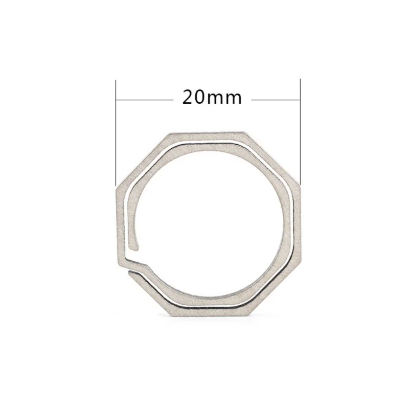 1 pcs outdoor EDC Titanium Alloy Key Chain Buckle Carabiner Camping Climbing Bottle Opener Belt Clip Ring | Спорт и развлечения