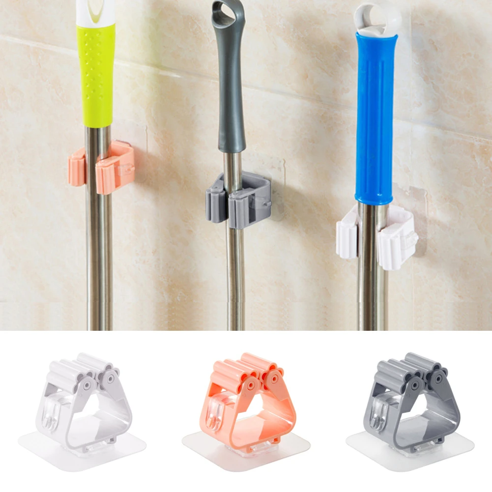 3 шт. настенный держатель органайзер для швабры подвесная щетка метла вешалка