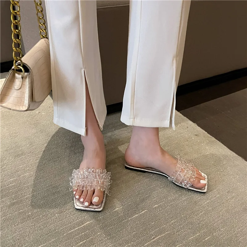 

2021new Fashion Slippers Soft Soled Flats Outdoor Beach Shoes Sandals for Women