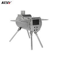 304 stainless folding wood stove picnic stainless steel stove barbecue stove multipurpose camping tent heating stove