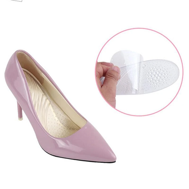 

Transparent Foot Arch Seven-Point Pad Dot Massage Non-Slip Pad Soft shock-absorbing New Half-Size Pad With Stickiness 1 Pairs