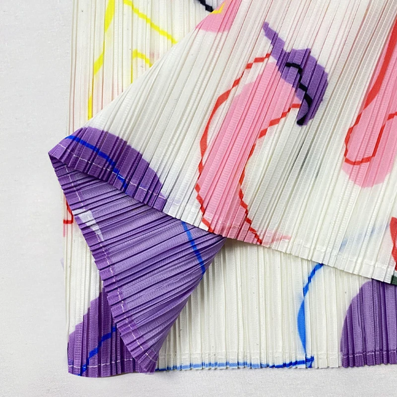 

CHICEVER Elastic Dress For Women O Neck Sleeveless Hit Color Pleated Print Bodycon Mid A Line Dresses Female 2021 Summer Clothes