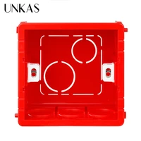 unkas wiring back box adjustable mounting box internal cassette 86mm83mm50mm for 86 type switch and socket