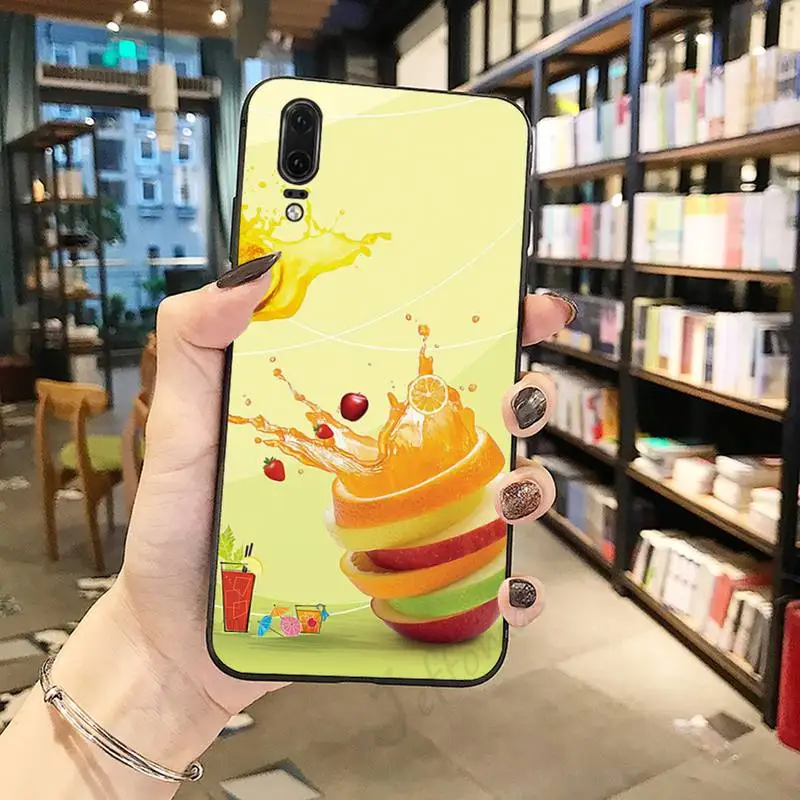 

Flower rose peony fruit pink Phone Case For Huawei honor Mate P 10 20 30 40 i 9 8 pro x Lite smart 2019 nova 5t