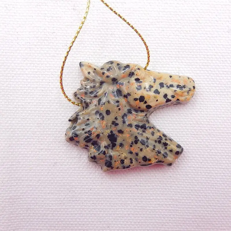 Резные в виде лошадиной головы из натурального камня точечный камень жемчужное