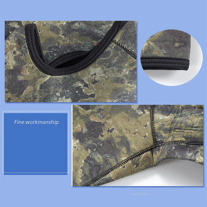 SEAC 7 мм Профессиональный зимний теплый гидрокостюм мужской неопреновый костюм