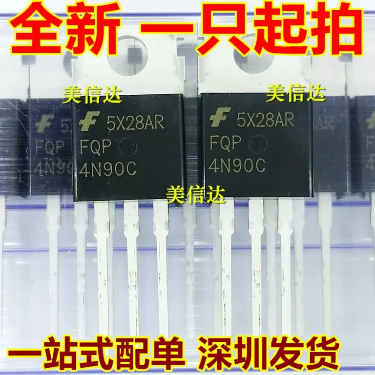 100% новый и оригинальный FQP4N90C 4N90 4A 900 в TO-220 | Электроника