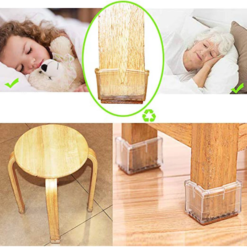 Ножка для стола 4 шт./компл. силиконовые колпачки колодки ножка стула Чехлы носки