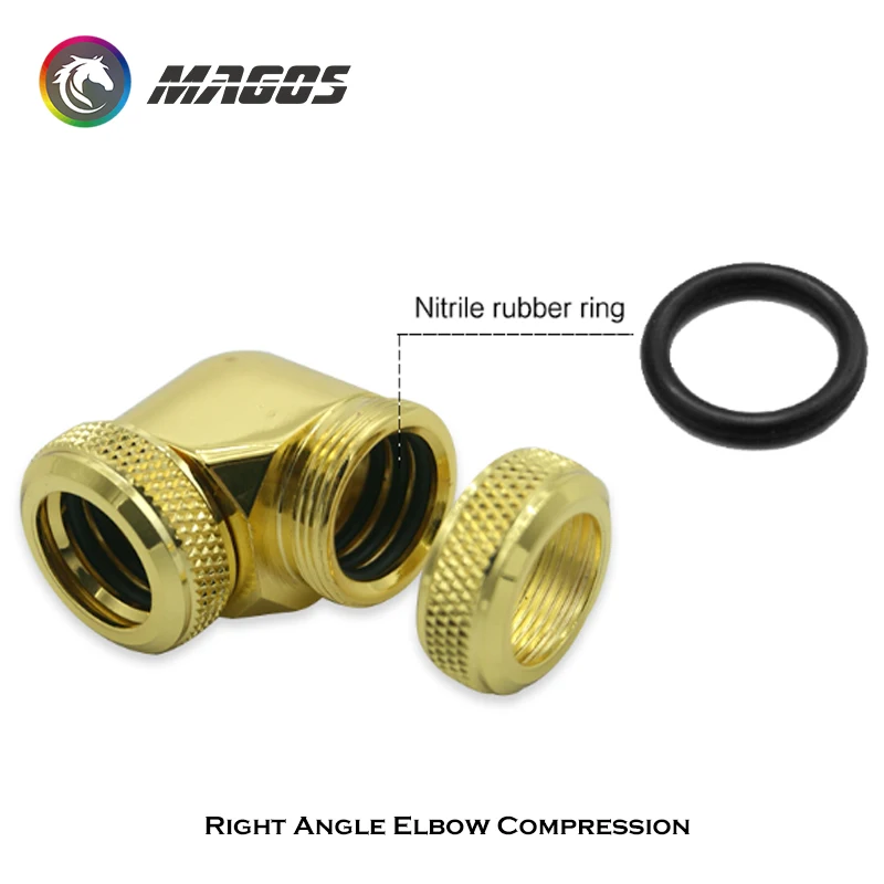 Угловой переходник 90 градусов жесткий фитинг для труб 10*14 компрессионный