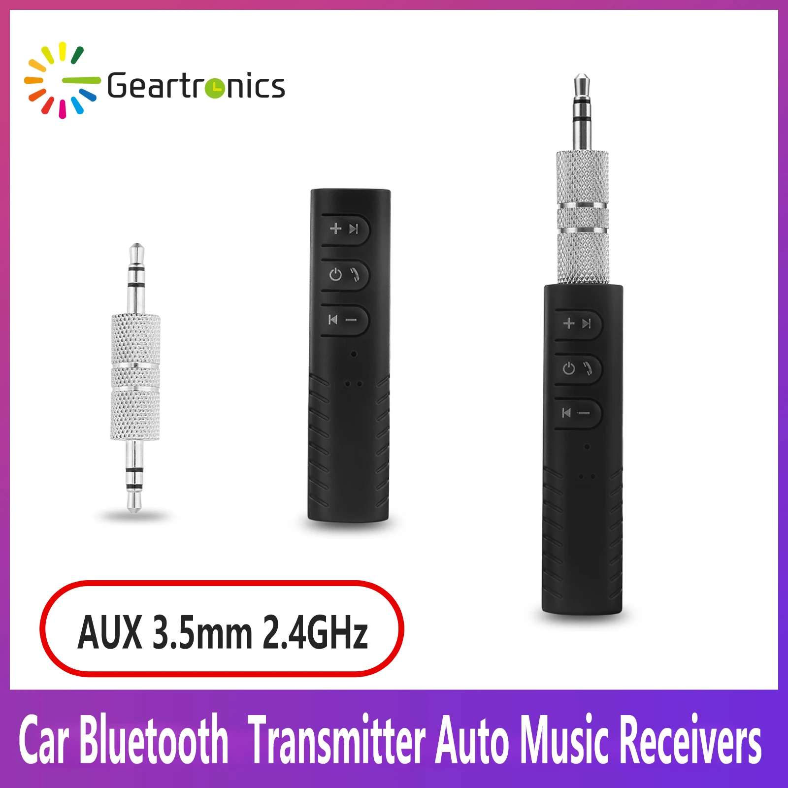 Автомобильный Bluetooth AUX 3 5 мм разъем Bluetooth-приемник громкая связь Bluetooth-адаптер
