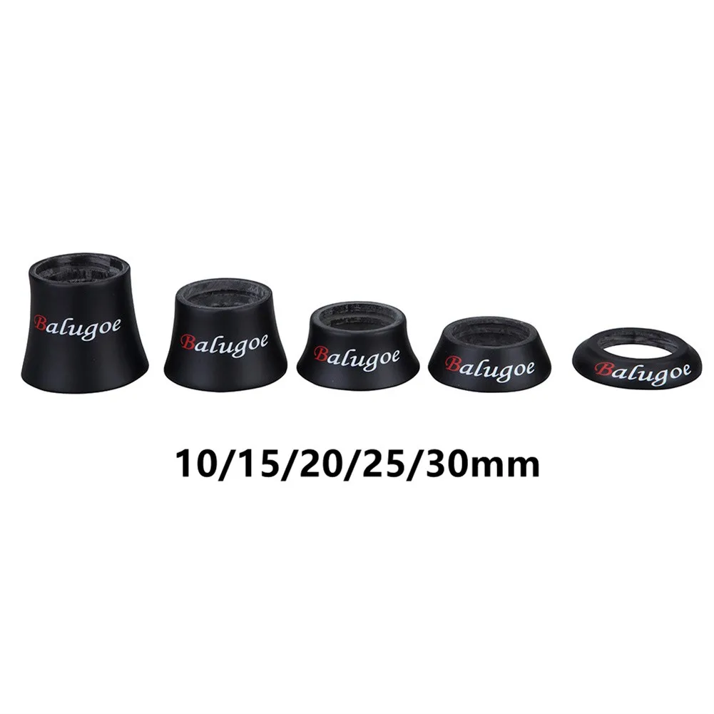 

Bike Headset Spacer 1-1/8 In Full Carbon Fiber Bicycle Headset Gasket Shim Steerer Cone Tube Conical Space 28.6MM Cycling Parts