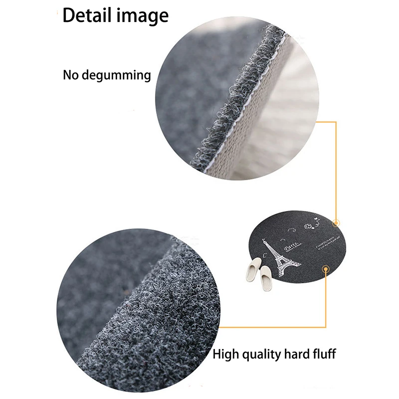 80 см Добро пожаловать Водонепроницаемый дверной коврик с мультяшной вышивкой