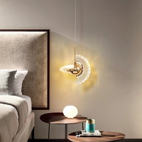nordic rotatable pendant light indoor diy acrylic chandeliers hanging lamp for bedroom bedside decoration lighting living room