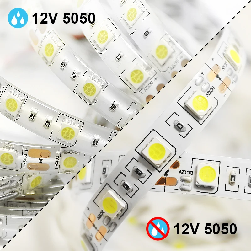 Светодиодная ленсветильник SMD2835/SMD5050 гибсветильник водонепроницаемая лампа 60