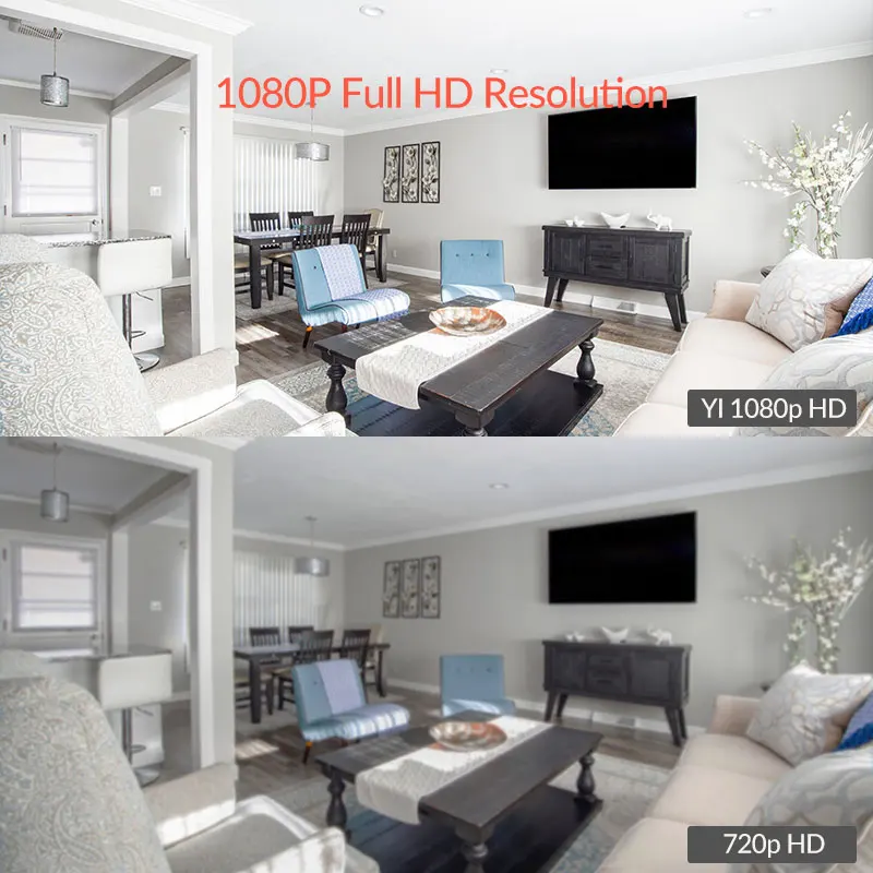 Купольная IP-камера YI с датчиком движения и плача 1080p Wi-Fi | Безопасность защита