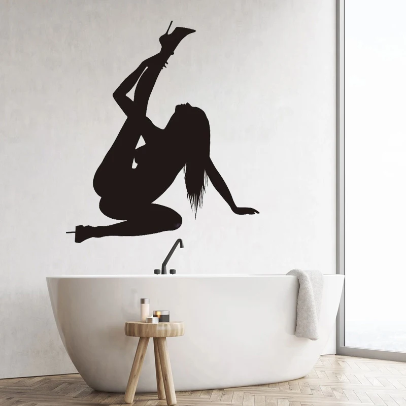 

Naked Body Wall Sticker Sexy Girl Vinyl Decal Hot Sexy Woman Art Mural Bathroom Decoration Waterproof Pole Dance Decor Poster