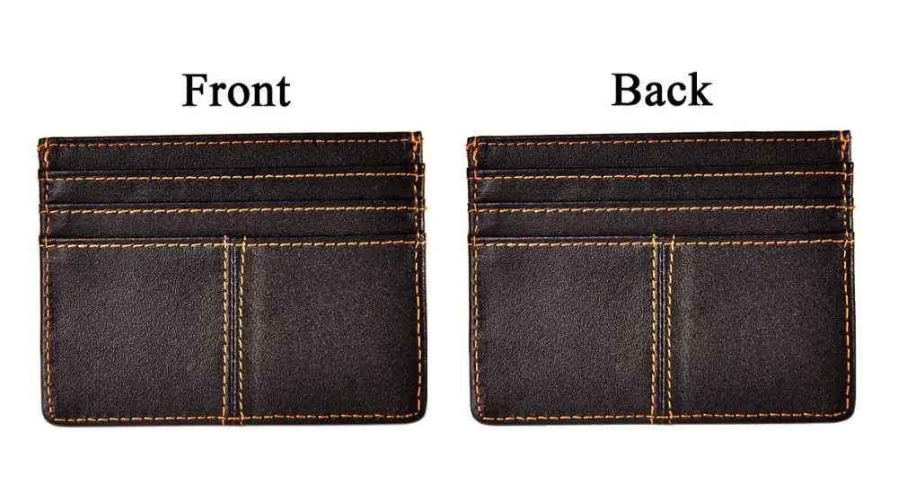 Модный мужской деловой чехол унисекс из натуральной кожи с держателем для