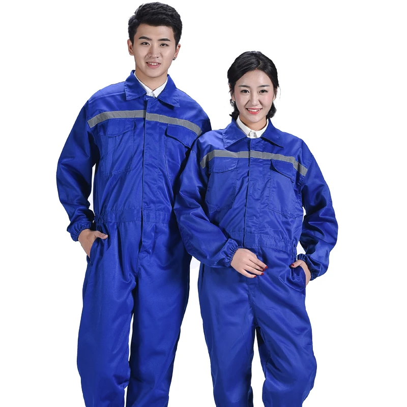 

Рабочая Униформа для мужчин и женщин цельный комбинезон с длинным рукавом рабочая одежда светоотражающий костюм женская одежда