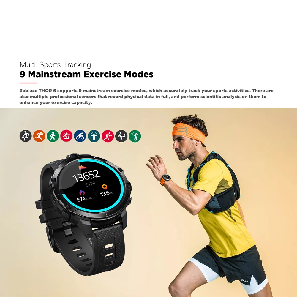 

2020 Fashion Sport New Flagship Killer Octa Core 4GB+64GB Android 10 OS GPS 4G Global Bands Smart Watch Android Smartwatch