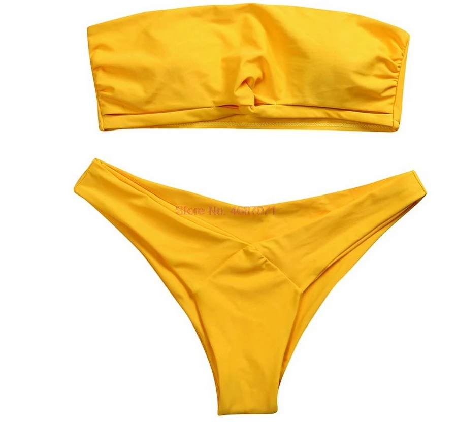 by dhl or ems 20pcs Push Up Bandeau Brazilian Biquini Swimsuits Swimwear Women Sexy Bikinis Set Summer Beach Bathing Suits | Женская