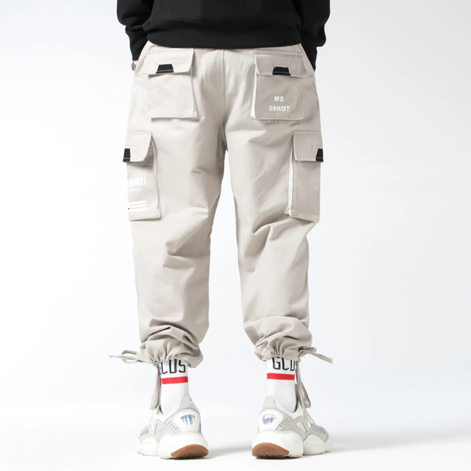 Aelfric Eden хип-хоп лоскутные шаровары с карманами брюки карго мужские 2019 модные Harajuku