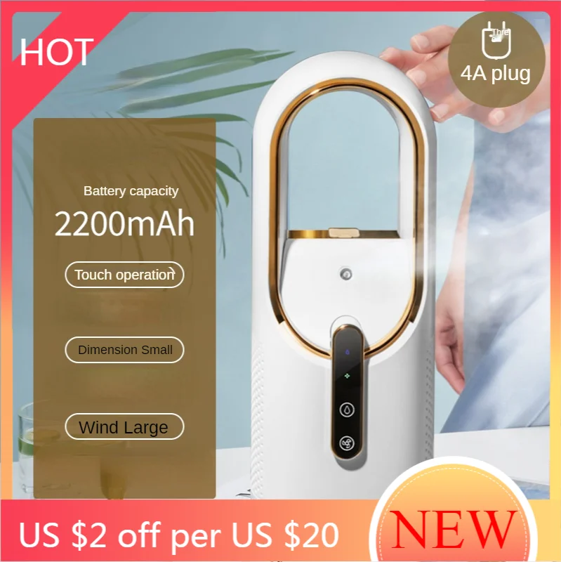

Cooler Fan Cooling Home Portable Home Frost Form Personalised Fan Water Cooler Charging Mode Ventilador Summer Products AG50SZ