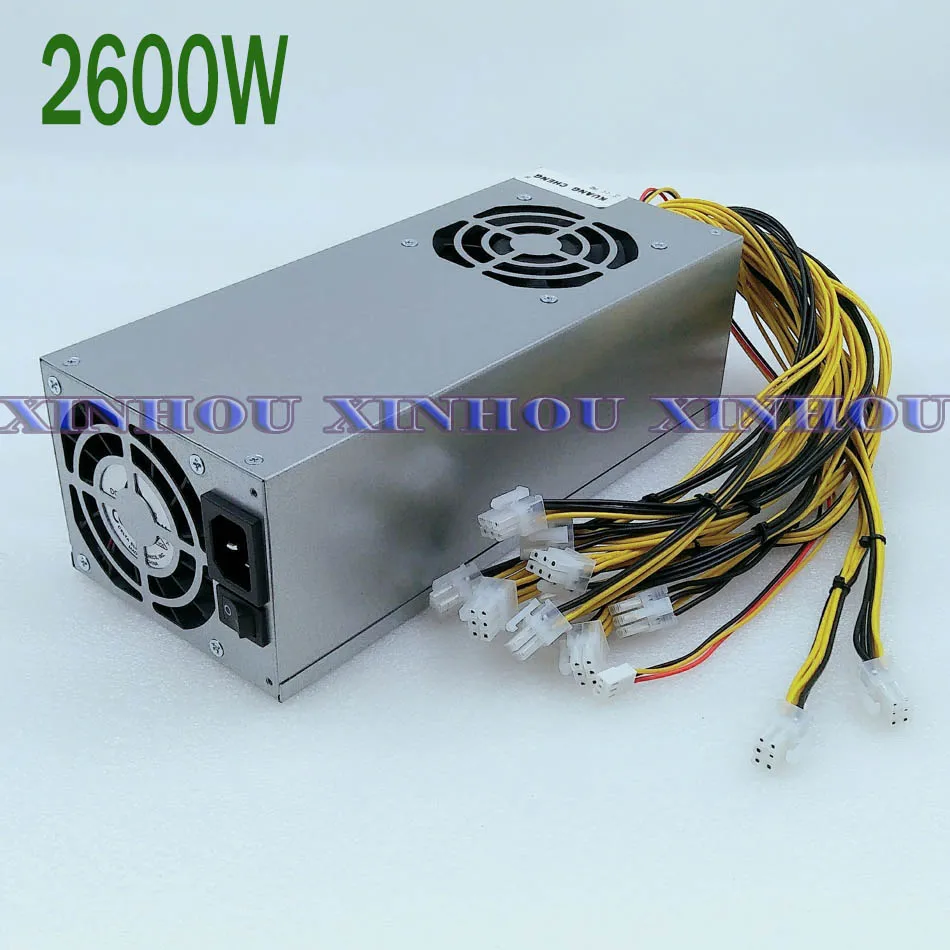 Блок питания для майнинга Antminer S9 S9j Z11 L3 Z9 B7 A9 Ebit E9i Whatsminer m3 baikal G28 X10 2600 Вт|Сетевые