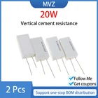 Вертикальное сопротивление цемента 1R 4,7 5 5,1 6,8 10 15 20 30 33 R 47 50 51 100 150 220 300 Ом 330 470 500 Ом 1K 10K KR, 2 шт., 20 Вт