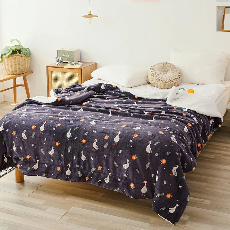 

FUNBAKY Super Soft Retro Flannel Fleece Sherpa Bohemian Couch Throw Blanket For Sofa Portable Car Travel Blanket Cover