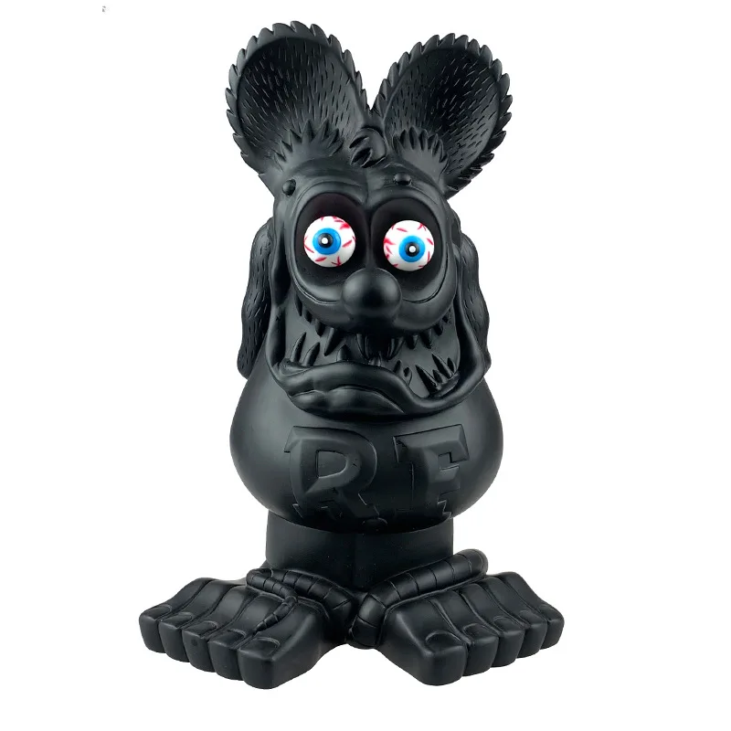rat fink 11 styles 33cm bobble head crazy mouse pvc ratfink action figure collectible model toys car decoration gift of kids free global shipping