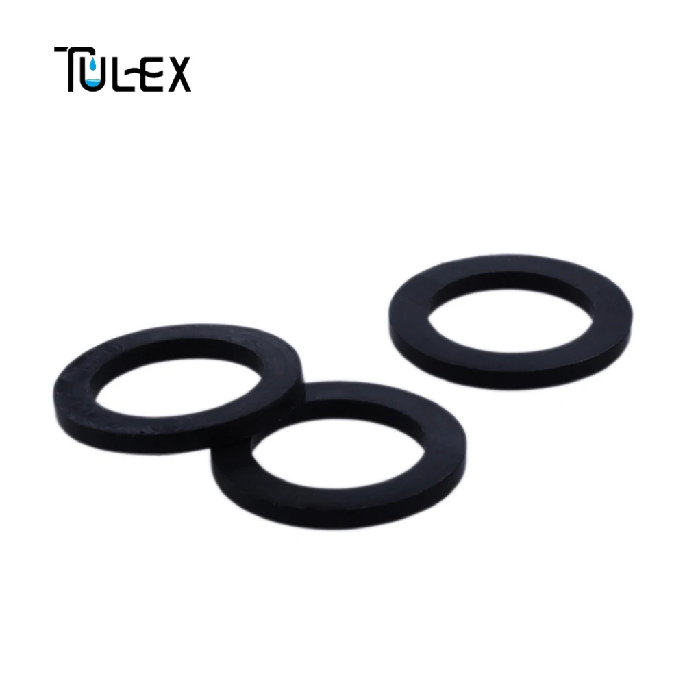 TULEX 100 шт 21 мм резиновая прокладка шайбы Женская Резьбовая уплотняющая прокладка резиновое кольцо уплотнительное кольцо плоское кольцо для ванной комнаты кран аксессуары