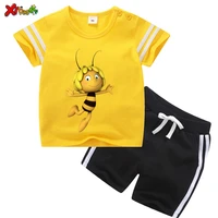 children clothing sets for baby girls summer 2021 new fashion kids clothing sets for girl 5 year toddler suits bee striped sport
