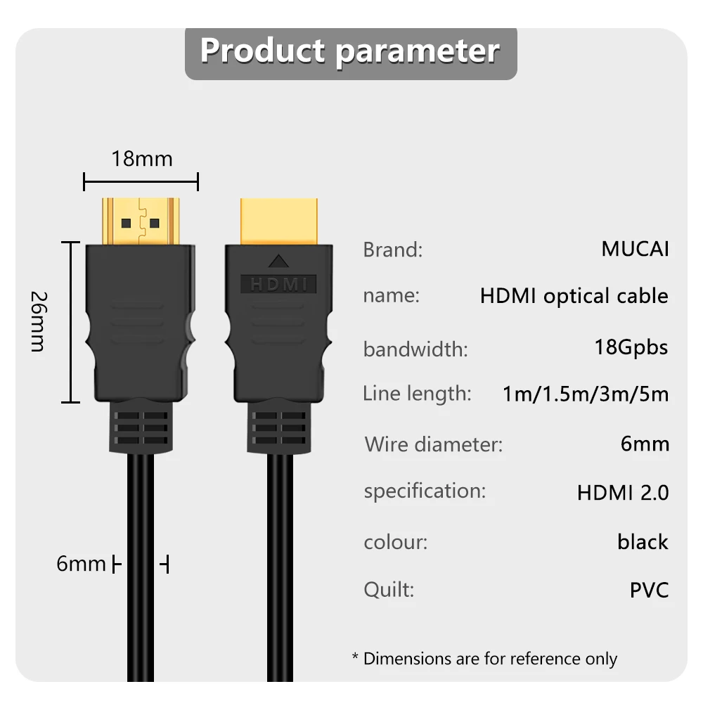 Кабель HDMI/HDMI 1 м 5 3 4K 60 Гц высокоскоростной соединительный кабель 2 0 шнур для UHD FHD