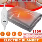 150x115 см 110 В220 В зимнее электрическое одеяло для безопасности, двойное подогреваемое одеяло, термостат, электрическое отопление, одеяло, коврик